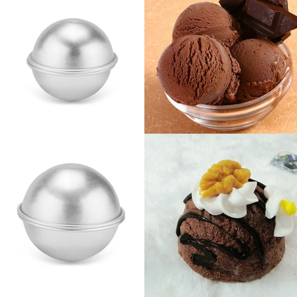 

30pcs/set DIY Semicircle Sphere Bath Bomb Molds Round Ball Cake Baking Pastry Moulds Homemade Non-stick Coating Baking Mould
