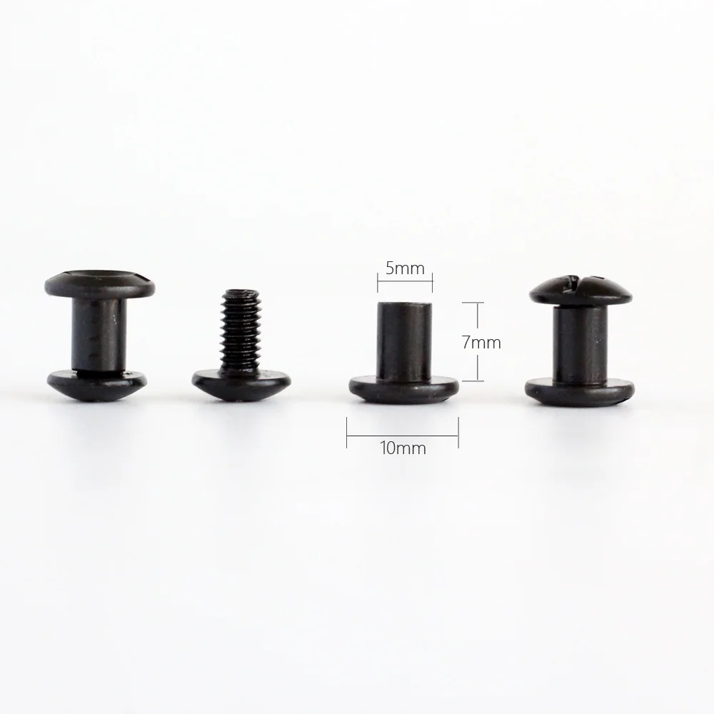 Tactical Screws Black Tactical Chicago Screws 24pcs For DIY Holster