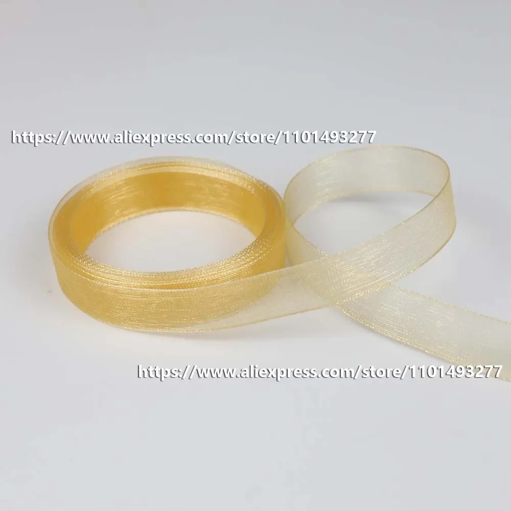 5 Yards Organza Ribbon for Gift Wrapping and Crafting