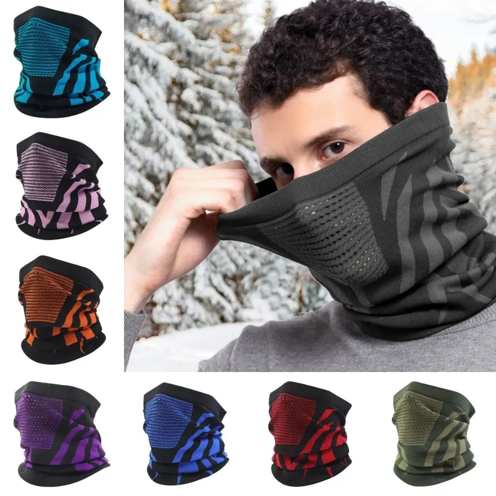 New Winter Warm Ski Mask Breathable Running Hiking Half Face Mask Scarf Bike Motorcycle Cycling Mask Unisex