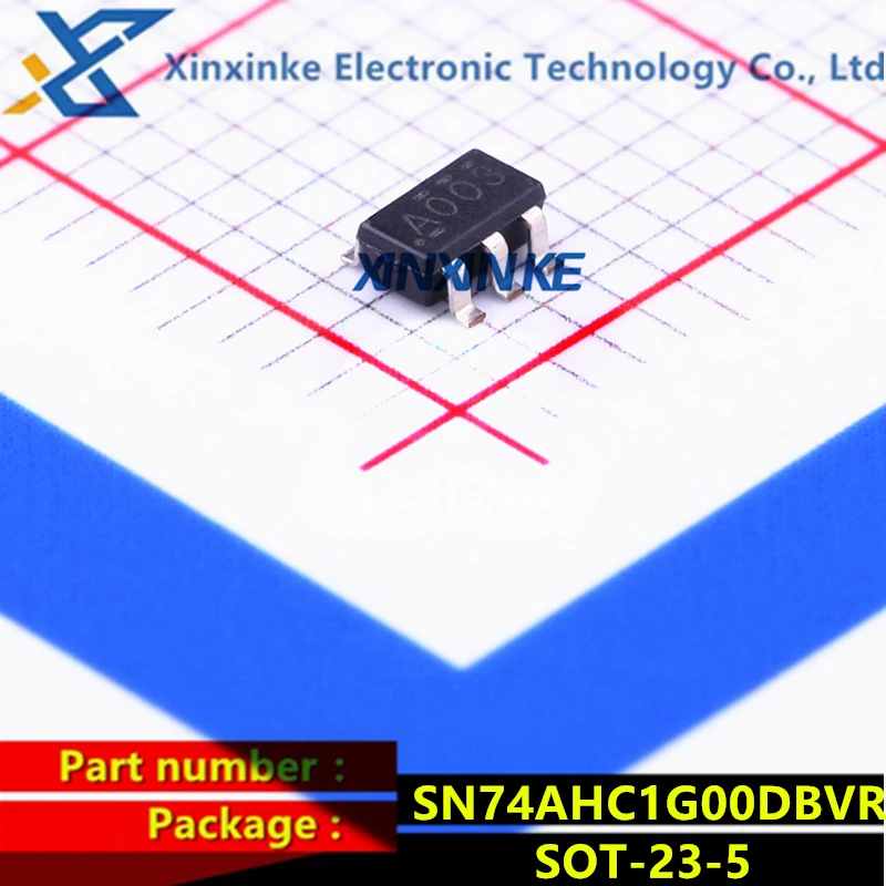 

10PCS SN74AHC1G00DBVR Mark:A003 A00* SOT-23-5 Logic Gates Single 2-Input Single-Function Gate Logic ICs Brand New Original