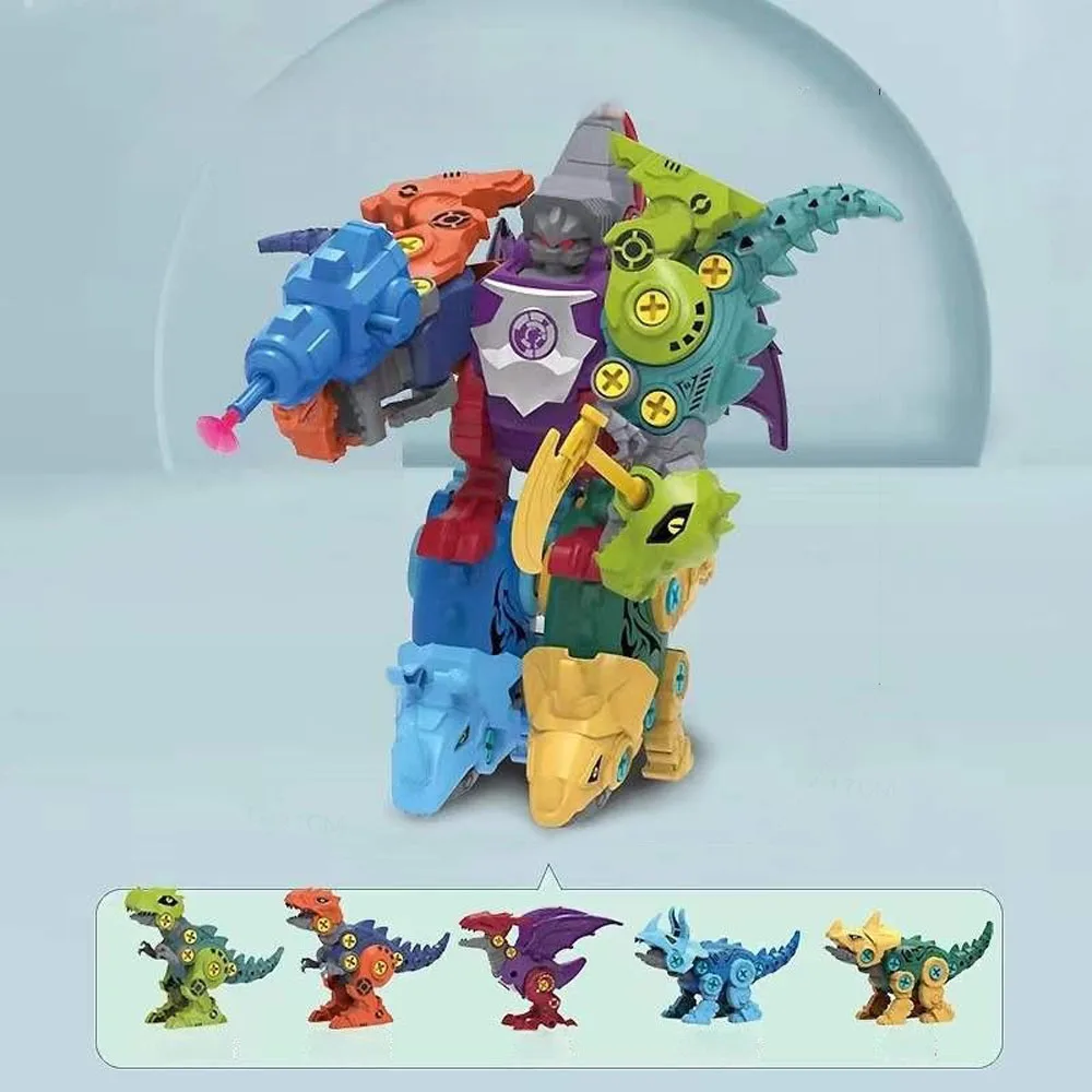 

5 в 1, Детский конструктор «динозавр»