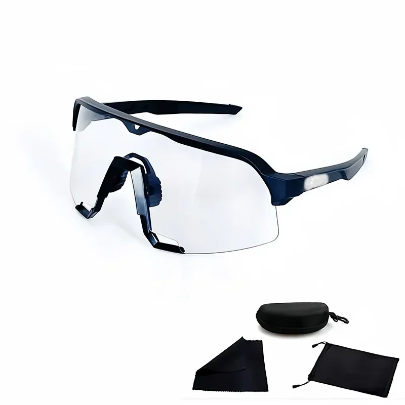 S3 S2 Photochromic Sports Sunglasses Color Changing Cycling Glasses Mountain Bike Windproof UV Protect Goggles Marathon Eyewear 5