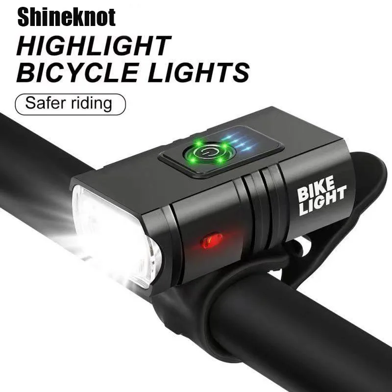 

Велосипедные фонари Shineknot с USB-зарядкой, уличные водонепроницаемые велосипедные фонари, передние фонари, горные фонари zm0057