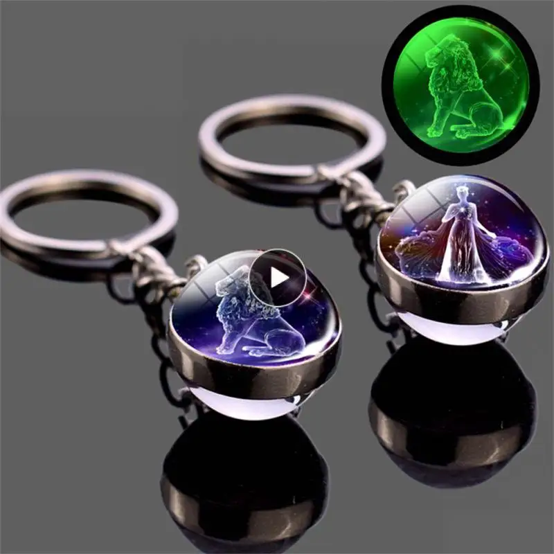 Sistema Solare Planet Portachiavi Galaxy Nebula Space Portachiavi Moon Earth Sun Mars Art Picture Double Side Glass Ball Portachiavi Per Auto