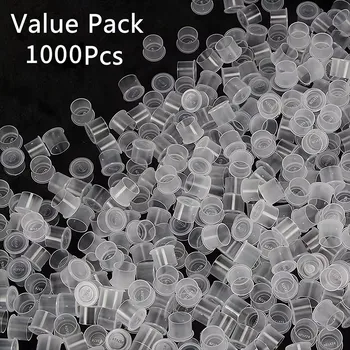 Lastjudd tazze di inchiostro per tatuaggi usa e getta in plastica da 1000 pezzi con inchiostro per tatuaggi di alta qualità di Base per penna per tatuaggi per trucco permanente