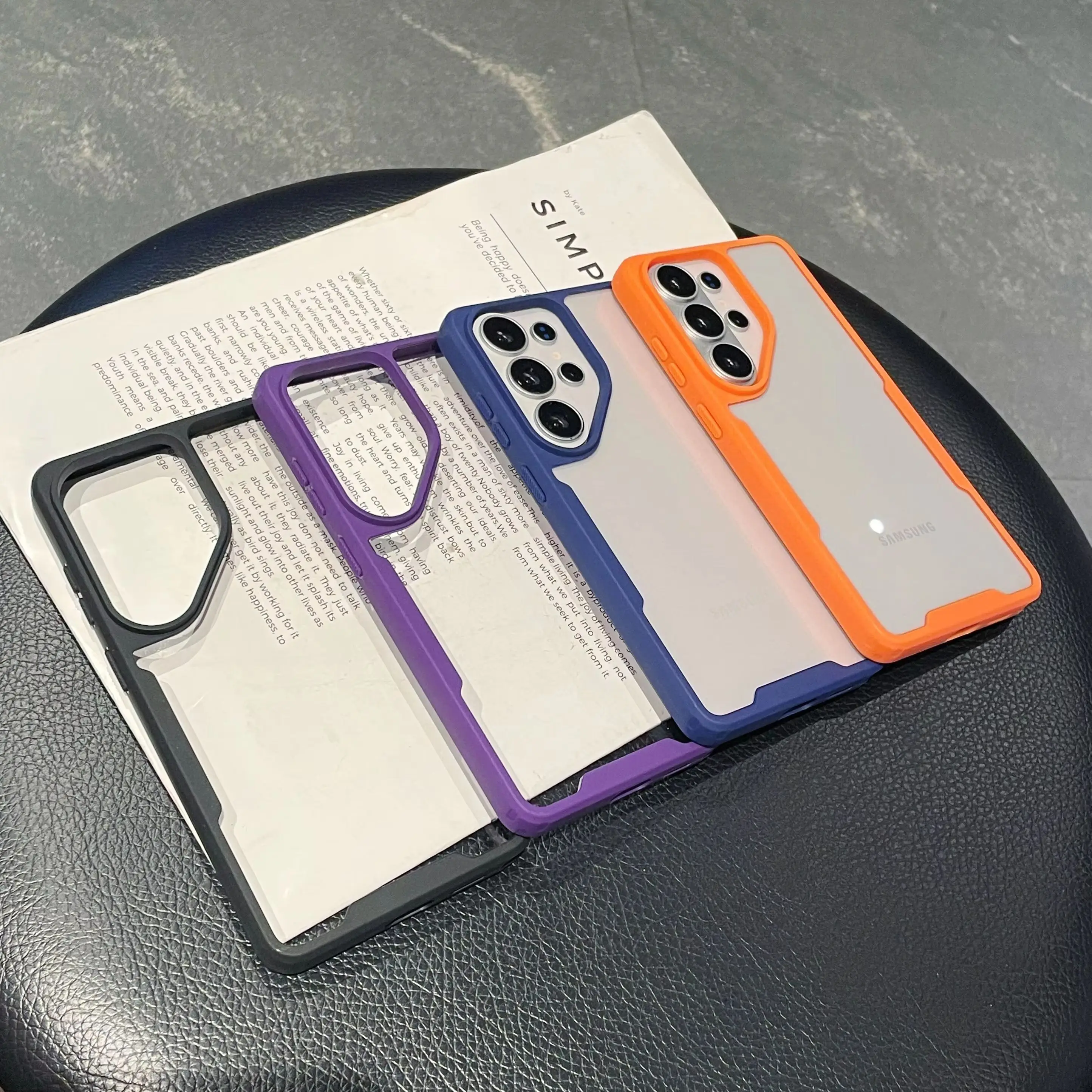 Military Armor Shockproof Clear Case with Hybrid Protection Cover