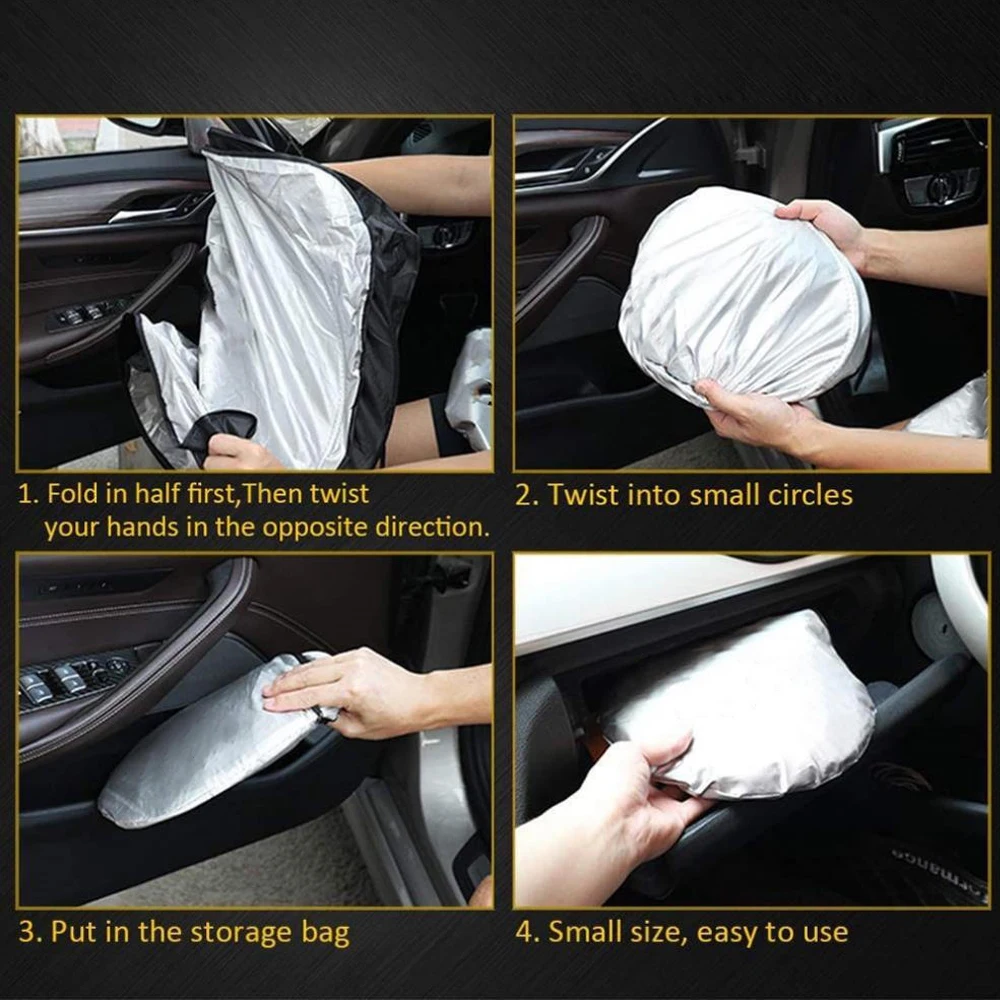 Car sunshade windshield sunshade windshield sun shade Car Windshield Sun Shade Front Window Sunshade Protector for UV Rays & Sun Heat