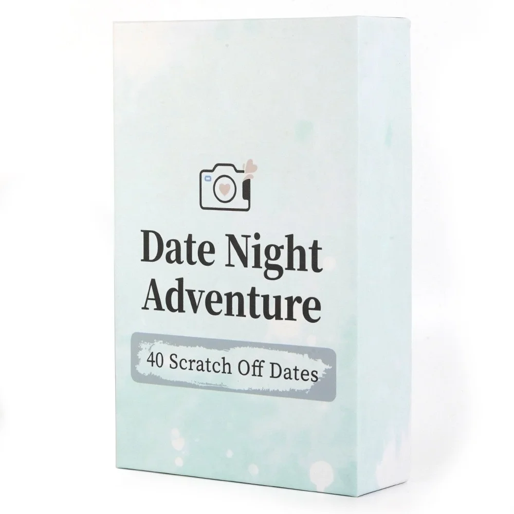 Date Night Card Game 40 Date Ideas for Couples Romantic Fun Scratch Off Date Night Ideas Card Game, Perfect Gifts for Her & Him