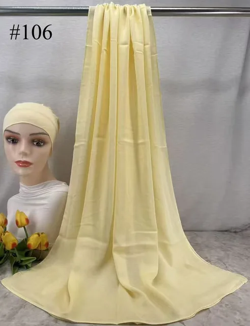 107006-b8ab3e.jpg Mini Hijab Modal avec sous-bonnet – Ensemble Basique Extensible, Foulard Fin et Respirant, Protection Solaire, Voile 165*50cm