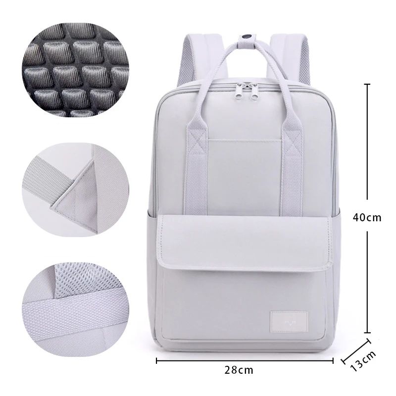 New Fashion Women Large Capacity 15.6 Inch Laptop School Backpack Sac a Dos Waterproof Bagpack Mochilas