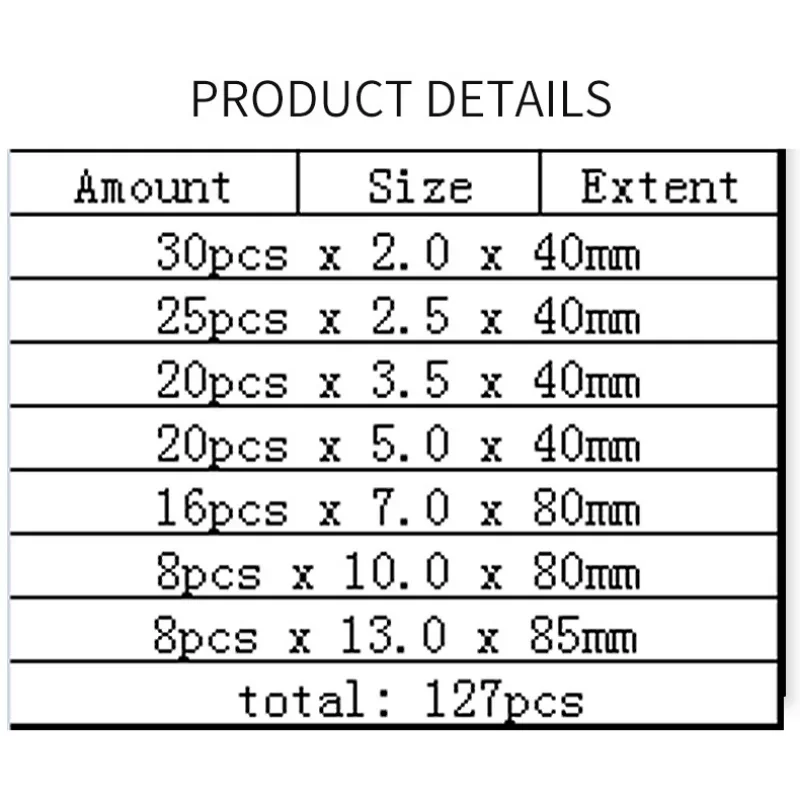 WieshammKit-Tube thermorétractable, connexion électrique, fil électrique, câble rond, étanche, rétrécissement 2:1, 127 pièces