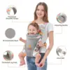 Baby Sling Carrier, Infant Holder Kangaroo Bag Backpack, 3 - 18 Months Multi-function Baby Accessories 2