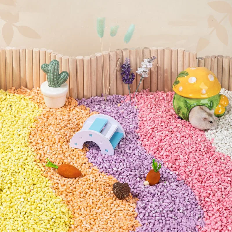 

Hamster Colored Paper Pellets Deodorizing Water Absorbing Dust Free Litter Squirrel Hedgehog Chinchilla Guinea Pig Pet Products