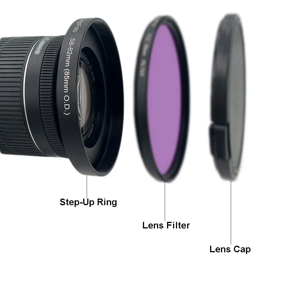 Universal Matte Box Filter Adapter Step-Up Ring (85mm O.D.)