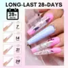 Makartt Acrylic Powder, 2oz Glitter Acrylic Nail Powder for Extension, Professional Shiny Nail Acrylic Powder for Acrylic Nails, 6