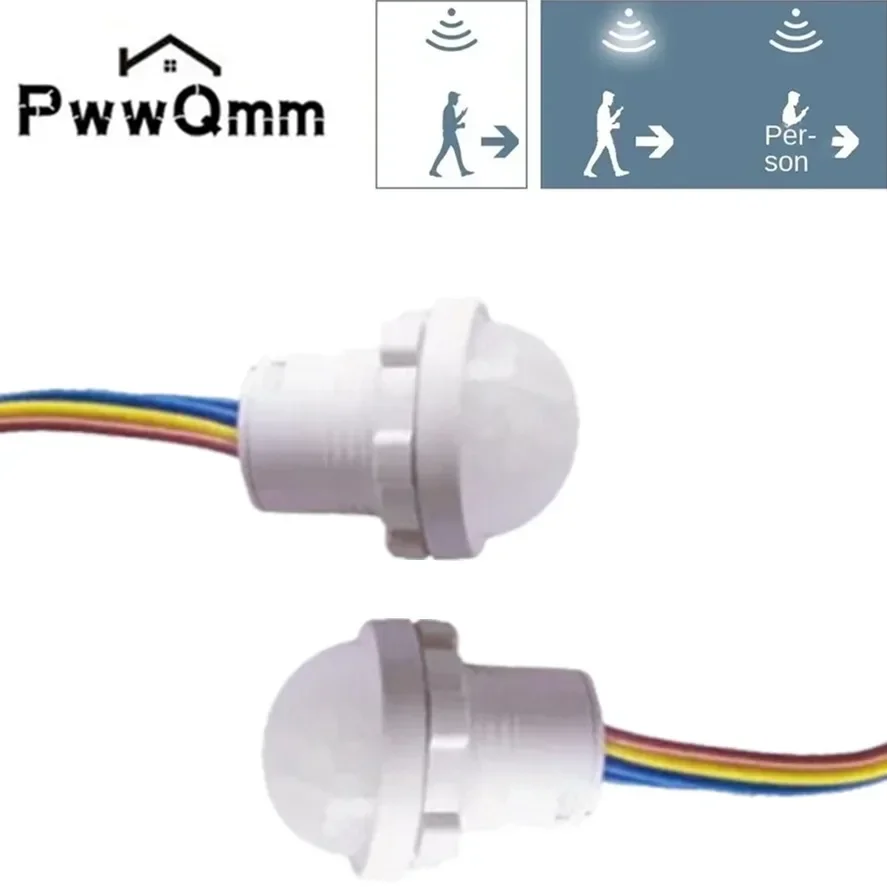 PIR Sensor Switch PIR Sensor Detector Smart Switch Mini Closet 110V 220V PIR Infrared Motion Sensor Detection Automatic Light Switch