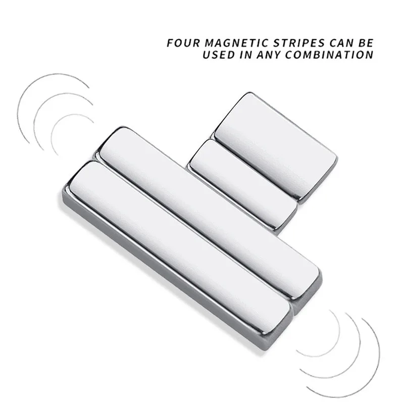 Bar Magnet Nail UV Gel Strip Magnetic Rod French Cat Eye Nail Polish Magnetic Attraction Magnets Set 4pcs Manicure Salon Tool cat eye nail tool magnetic nail art tools magnetic nail tools nail care tools