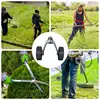 Weeding Wacker Attachment Wheels Removable Trimmer Support Wheel Grass Trimmer Wheel Saves Energy Enhances Mower Efficiency 4