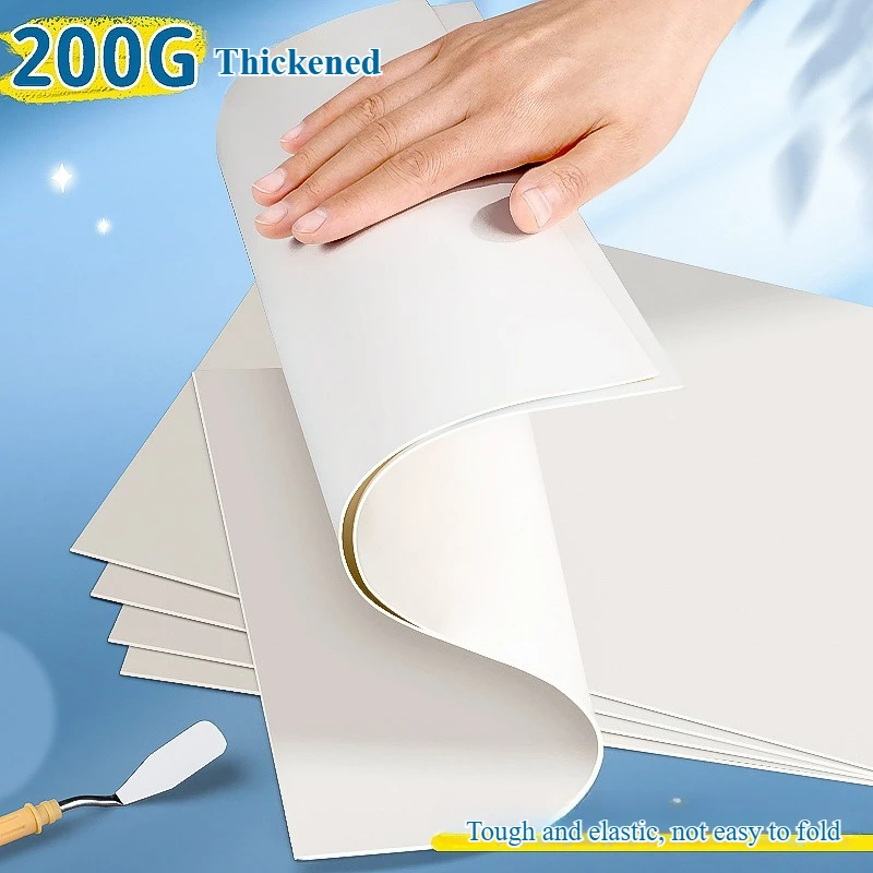 30pcs/50pcs 오일 파스텔 종이 200g/ ㎡ 쉽게 변형되지 않는 스태킹 효과 크레용 페인팅에 적합 낙서 예술 창작