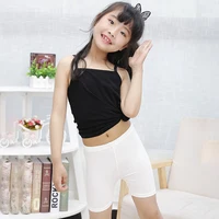 Leggings d'été de couleur unie pour enfants, 2 pièces, short de sécurité pour filles, en coton, short de plage adapté aux enfants de 2 à 13 ans 3