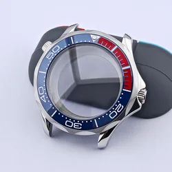 High-Quality Silver Diving Watch Case for Men with Automatic Movement (5 silvery)
