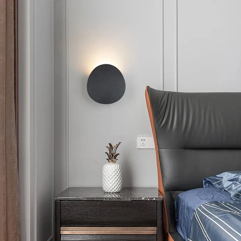 Led wall lamp, wall light Outdoor LED wall lamp waterproof balcony villa wine garden courtyard living room bedroom light luxury creative bedside lamp