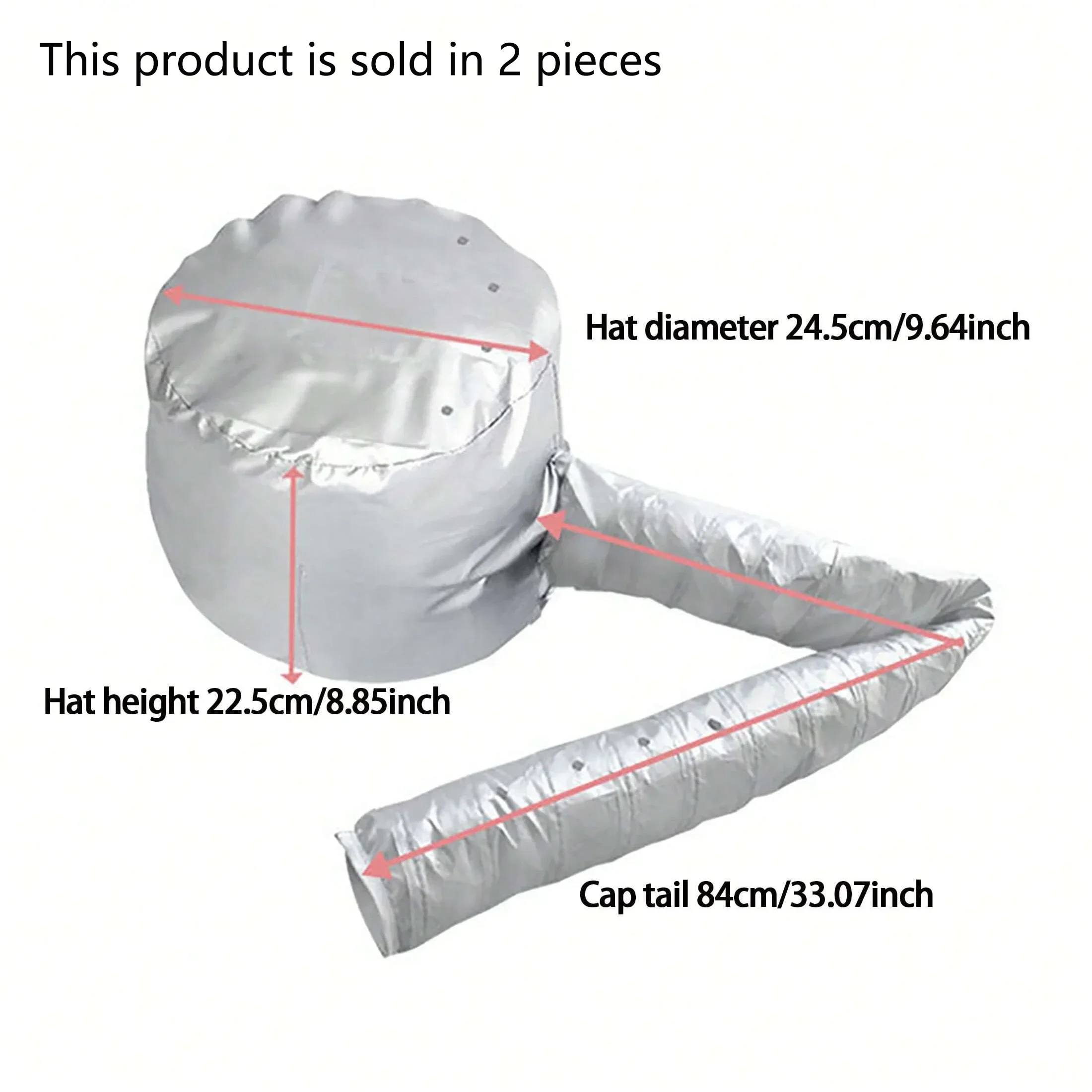 1/2pcs portable soft hair dryer cap, dry hair cap, odorless, suitable for professional hair salons and home use 6