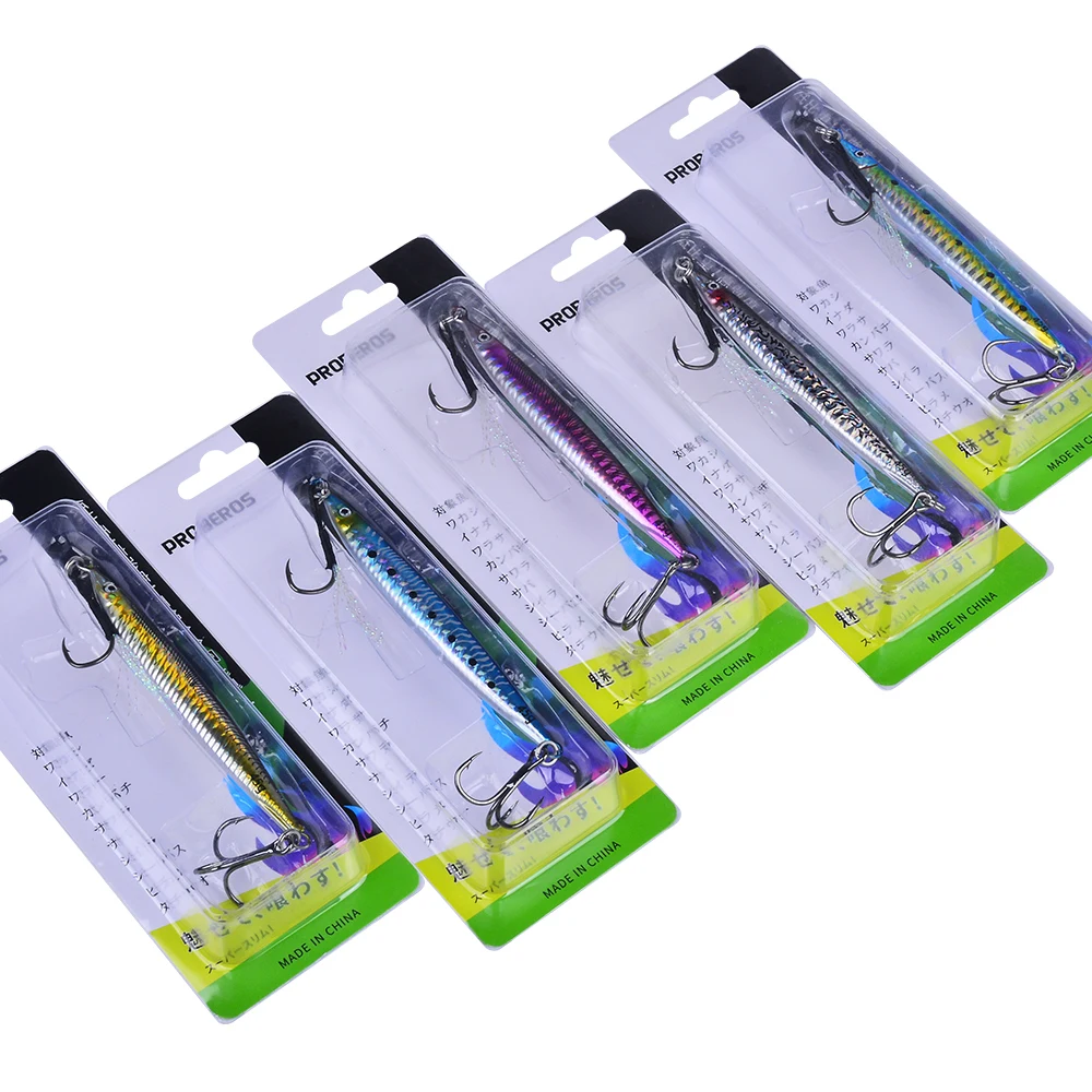 PROBEROS 1 Stück Meeresfischerei-Köder 14g-45g Metall-Jig-Köder Künstlicher Hartköder für Barsch Weitwurf-Jigging-Köder Uferköder Angelzubehör – Detail 10