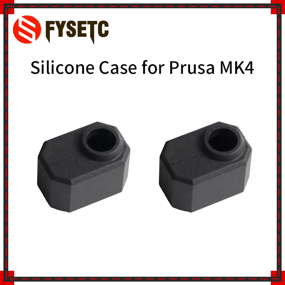 

10/20pcs For Prusa MK4 Silicone Cover High Temperature Resistance Black Head Hotend Extruder Block Sock 3D Printer Accessories