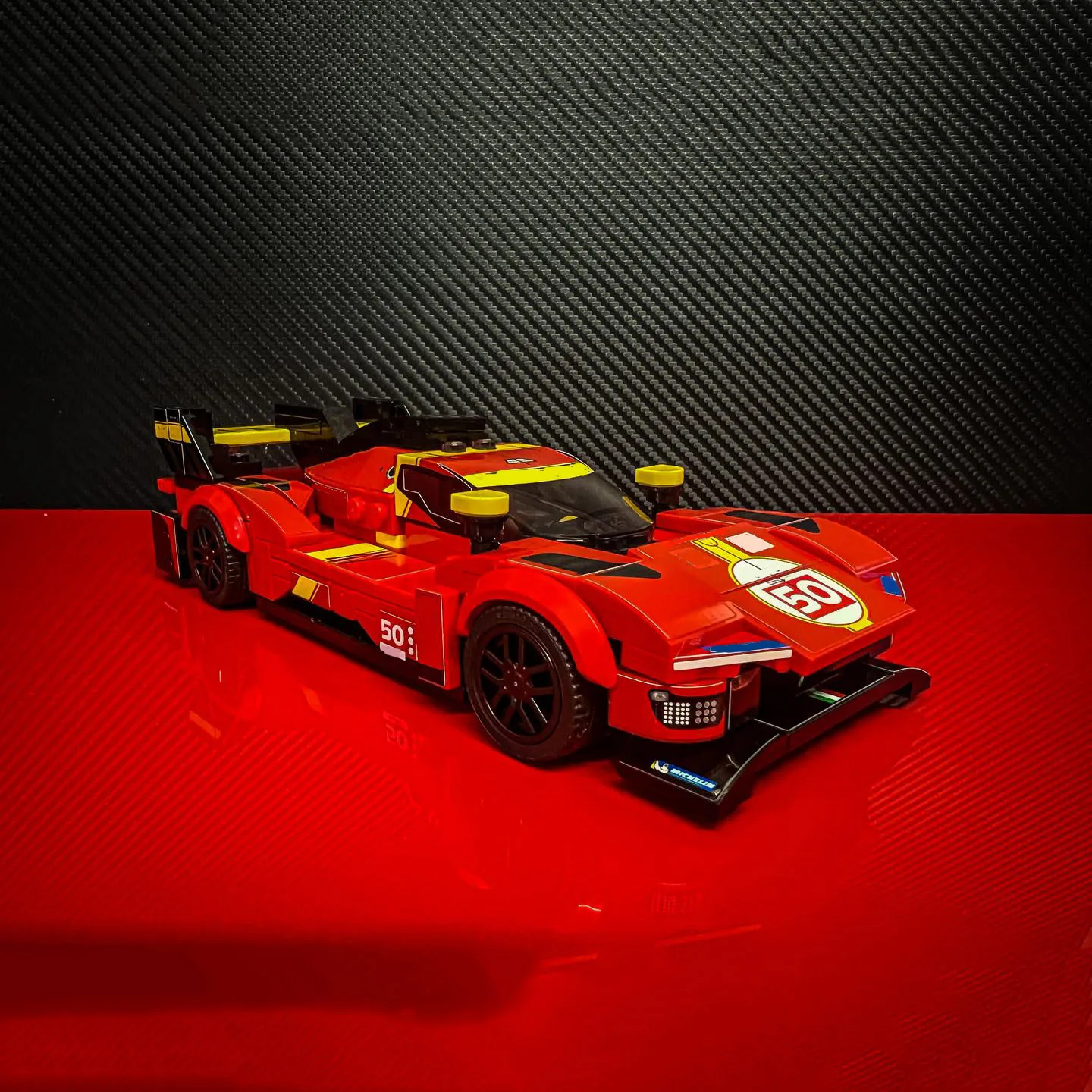 MOC LMH 자동차 번호 50 499p 스피드 쵸프 레이싱 카 빌딩 블록, DIY 퍼즐 조립 벽돌 모델 세트, 어린이 장난감 선물, 321 개