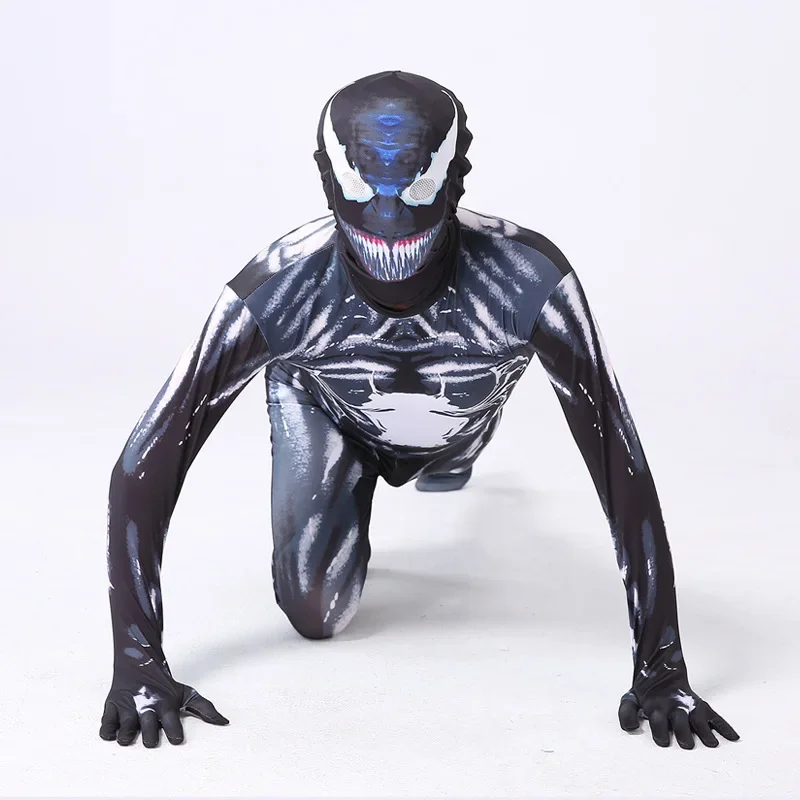 New Venom Costume Cosplay Superhero Venom Spiderman Costumes Cuit Jumpsuit Bodysuit Anime Halloween Adult Kids Children Boys 5 New Venom Costume Cosplay Superhero Venom Spiderman Costumes Cuit Jumpsuit Bodysuit Anime Halloween Adult Kids Children Boys 5