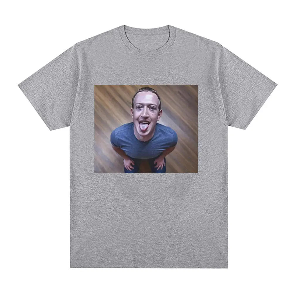 Mark Zuckerberg Grey T Shirt Brand Zuckerberg Grey T Shirt Outlet