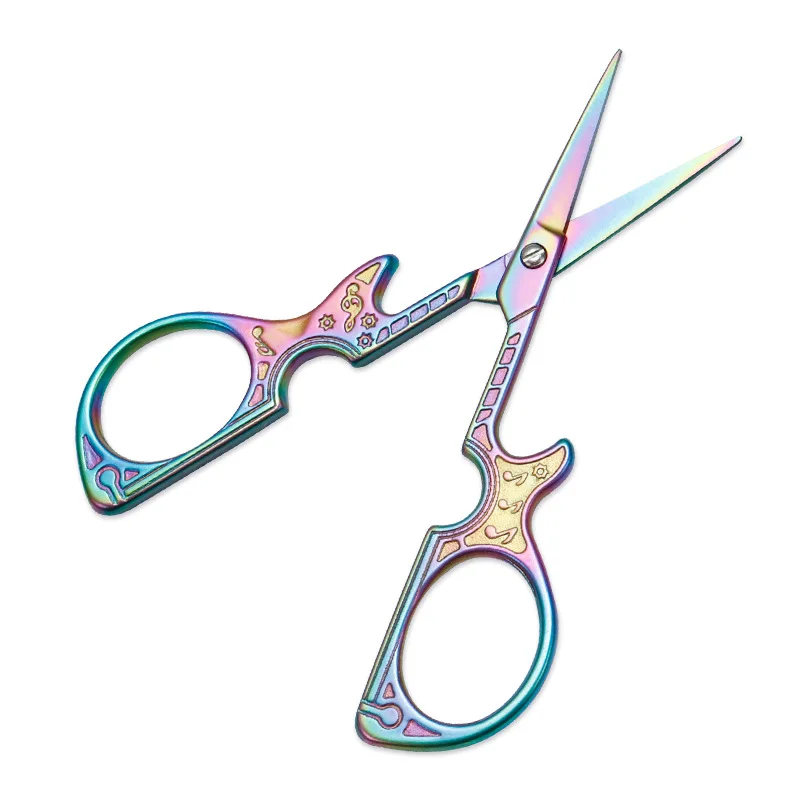 Sewing scissors 1PC Stainless Steel Vintage Guitar Pattern Tailor Scissors