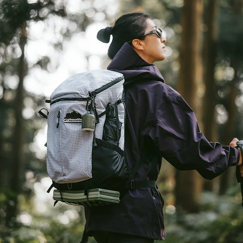 Naturehike 25L Ultralight Backpack Rucksack Waterproof Outdoor Hiking Camping Mountaineering Sports Travel Shoulder Bag Air Net