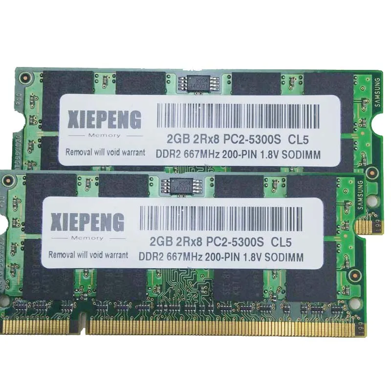 Memoria Laptop Crucial 8GB Kit Memoria RAM Crucial DDR2 SODIMM Per Laptop - 2 Moduli Da 4GB, PC2-6400 (800MHz), 200 Pin Ibm 486