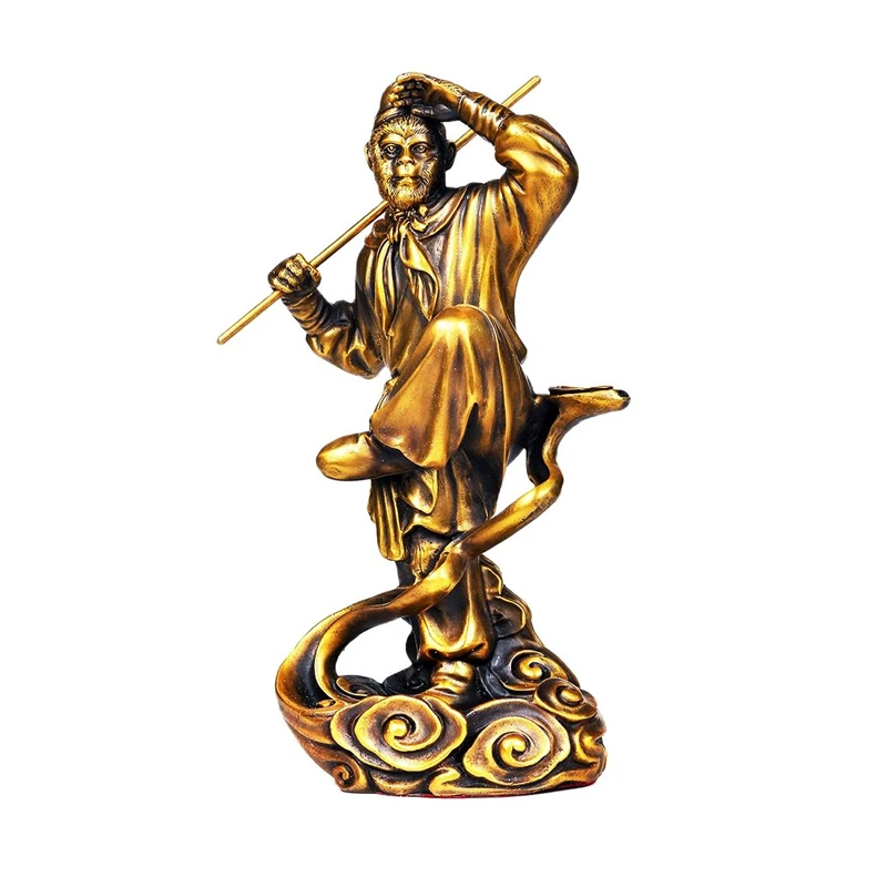 

Bronze Monkey King Ornaments, Fighting against Buddha, Household Crafts