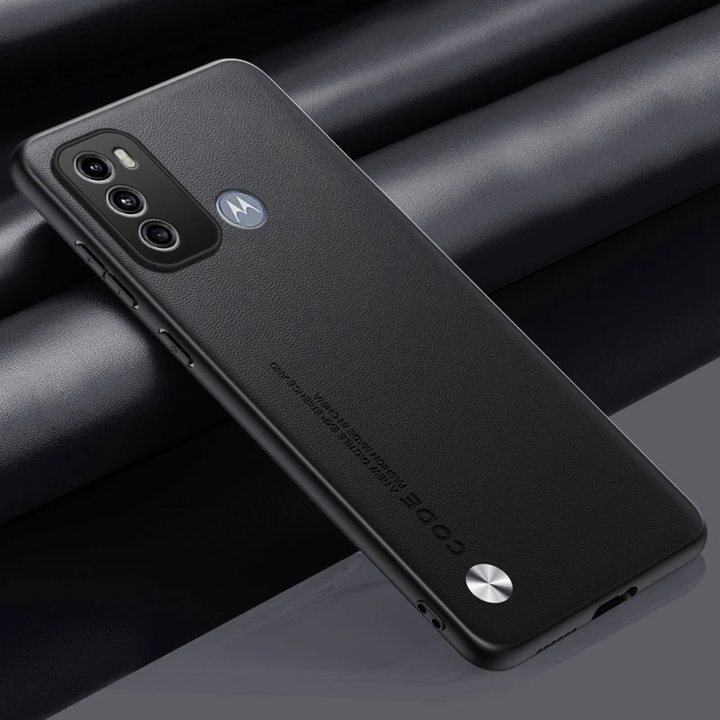 Premium PU Leather Matte Silicone Protective Phone Case - Luxury Cover