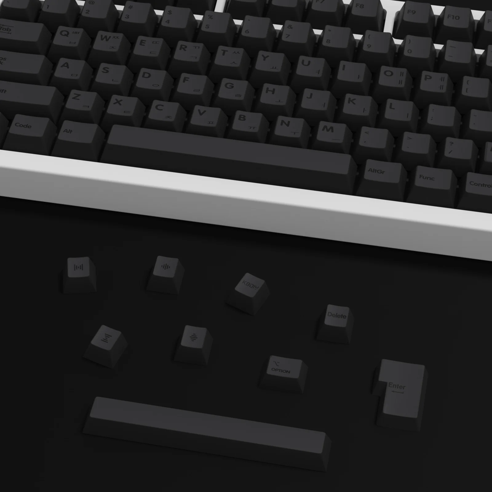 KBDiy 체리 프로파일 키캡 PBT GMK 최소 회색 키캡 기계식 키보드 게임, MX 스위치용, 사용자 정의 139 키, 60 87/100