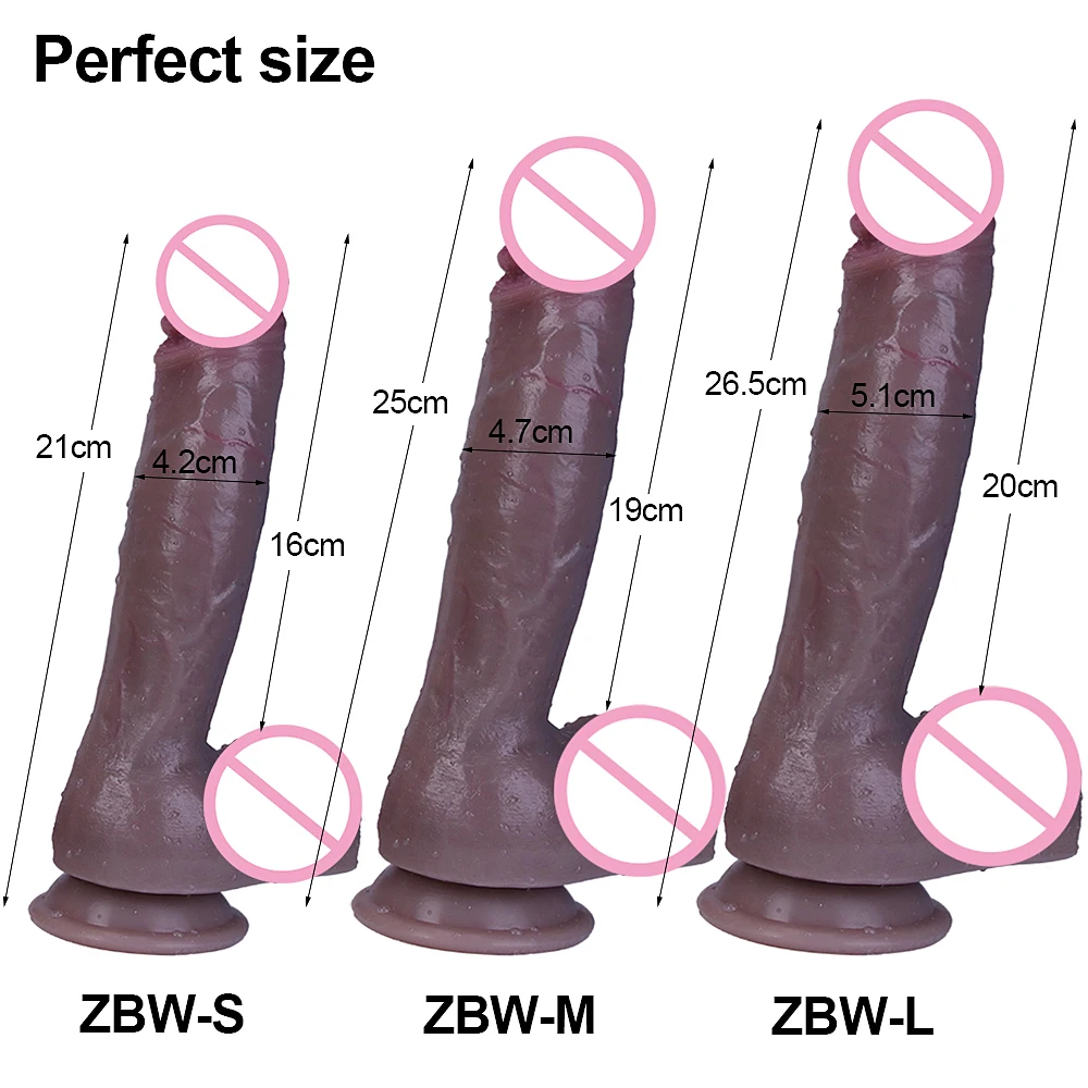 Realistic Dildos Erotic Black Skin Dick with Super Strong Suction Cup Sex Toys for Woman Men Artificial Penis G-spot Simulation