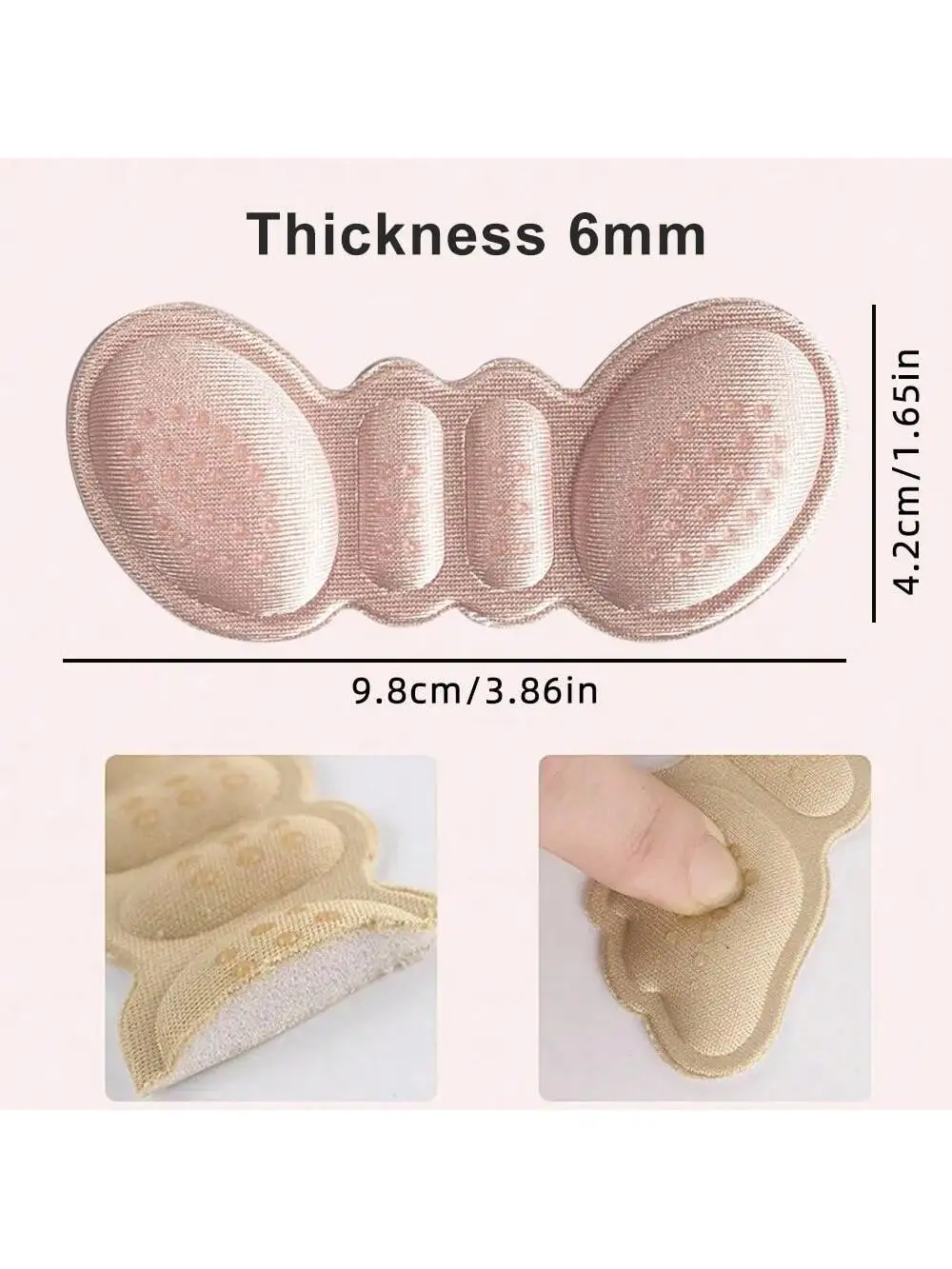 Heel Pads for Shoes Heel Grips for Womens Shoes Anti-Slip Grips Liner Cushions Inserts Blisters Pain