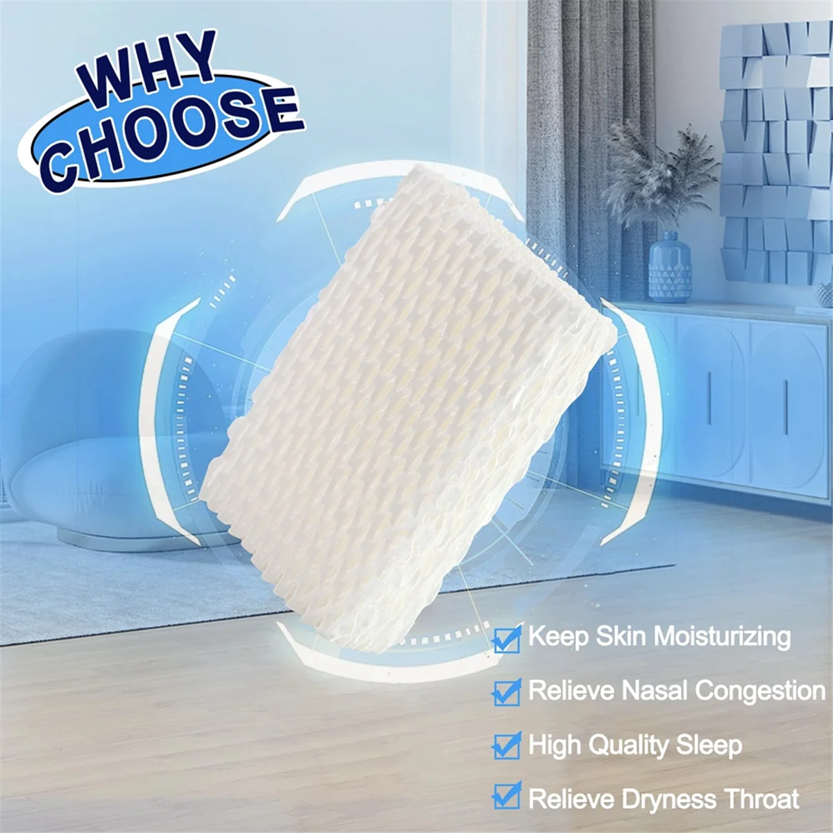 WF813 Humidifier Replacement Filter for Relion EQWF813 PCWF813 RCM832 PCCM-840 EQ-2119-UL Cool Mist Humidifiers Filters