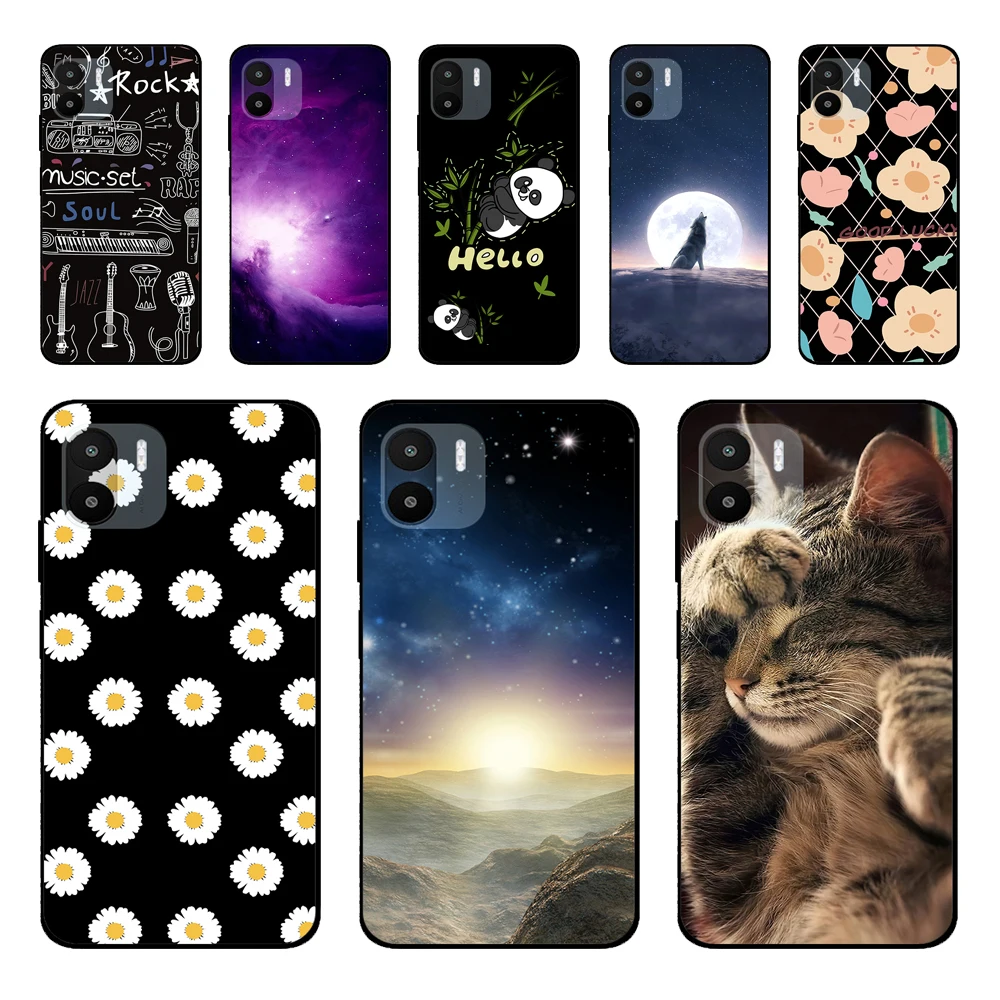 Per Redmi A2 Plus Custodia Funda Custodia Morbida In Silicone Trasparente Per Xiaomi Redmi A2 Custodia A2 Plus Cover Paraurti Per Redmi A2 + Coque