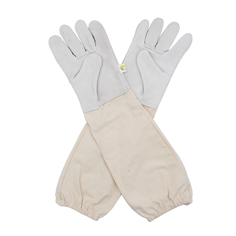 Beekeeper Gloves Protective Sleeves Professional Anti Bee for Apiculture Beekeeper Prevent Beehive Tools Stab Resistant Gloves