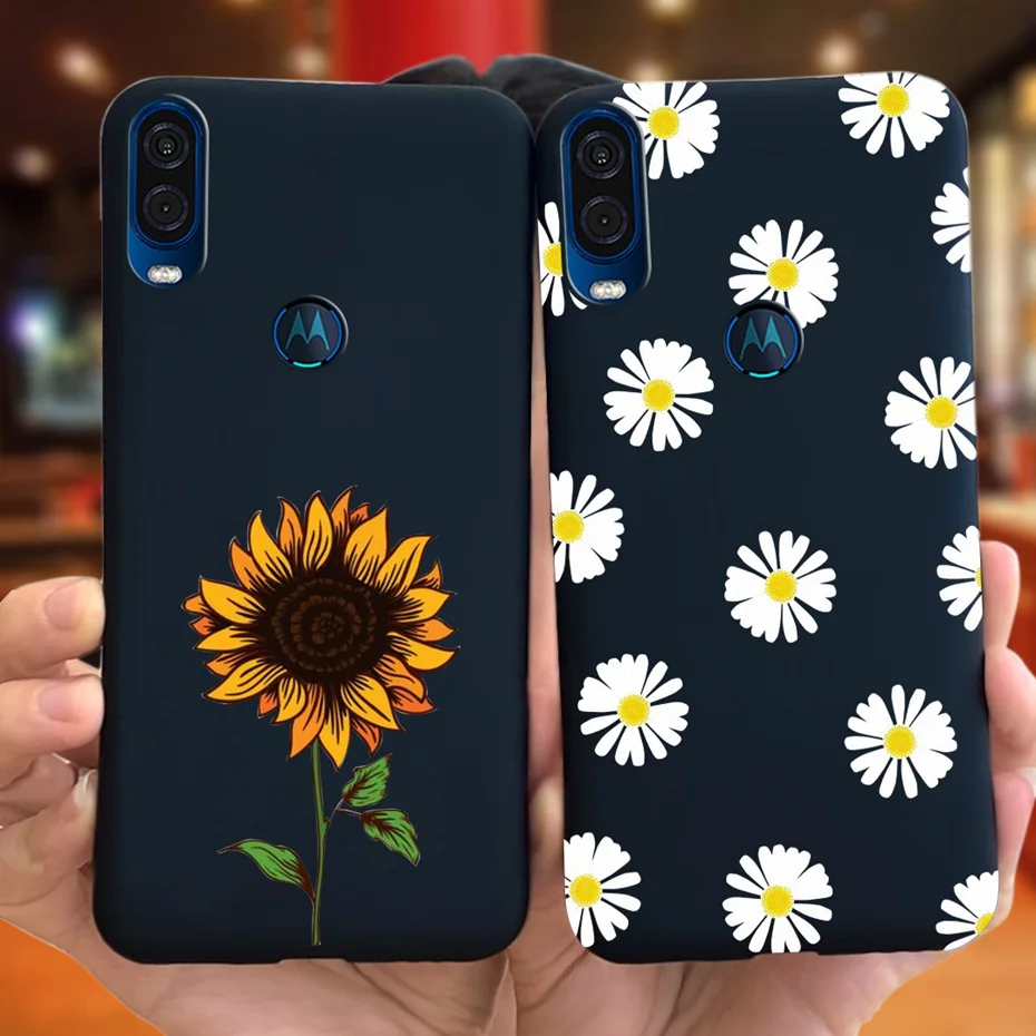 Stylish Black Soft TPU Silicone Phone Case - Cute Design