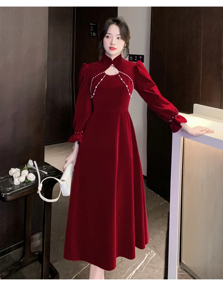 sachin and babi light blue dress Korean Fashion Look #AM313 I Elegant Mini Dress Korean main image 1