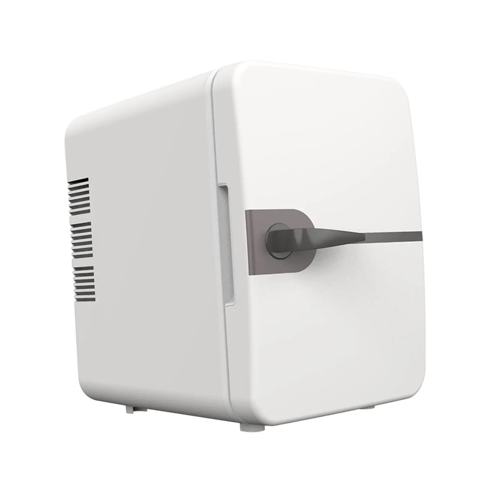 Mini Fridge Portable Refrigerator 110V DC12V 30W with Handle Cooler and Warmer 4 Liters for Rvs Car Truck Cosmetics Beverage