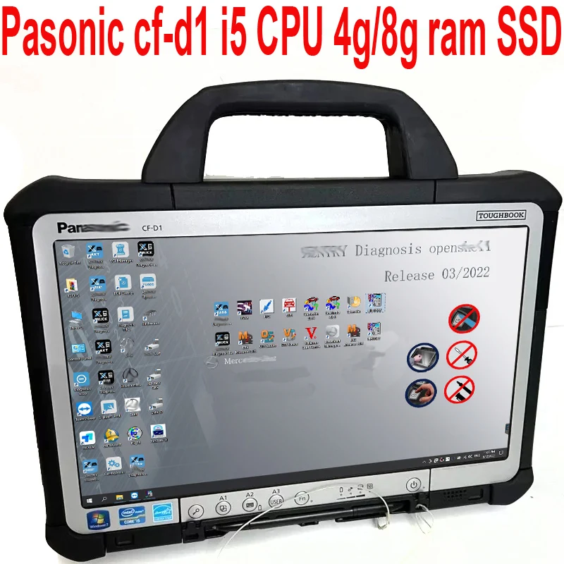 

13.3 inch cf-d1 tablet pre-installed software 2022.09 i5 4g 8g for OBD2 scanner MB star C4/C5/C6 Multiplexer car diagnostic tool