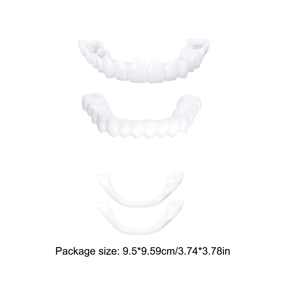 Silicone Upper Lower Jaw Denture False Teeth