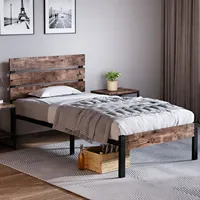 Bed Frame with Headboard and Footboard, with Under Bed Storage, All-Metal Support System, No Box Spring Needed, Easy Assembly 4